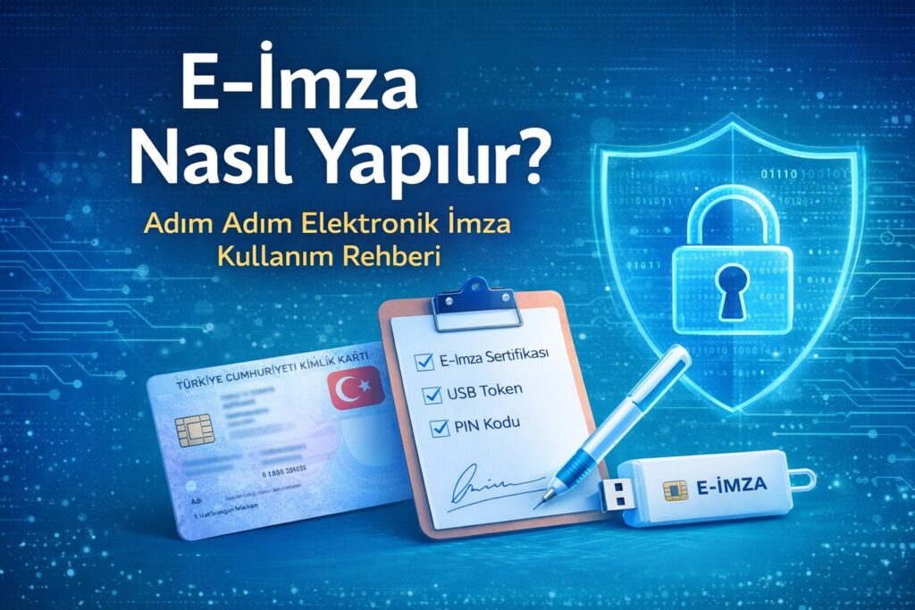 E-İmza Nasıl Yapılır? Adım Adım Elektronik İmza Kullanım Rehberi