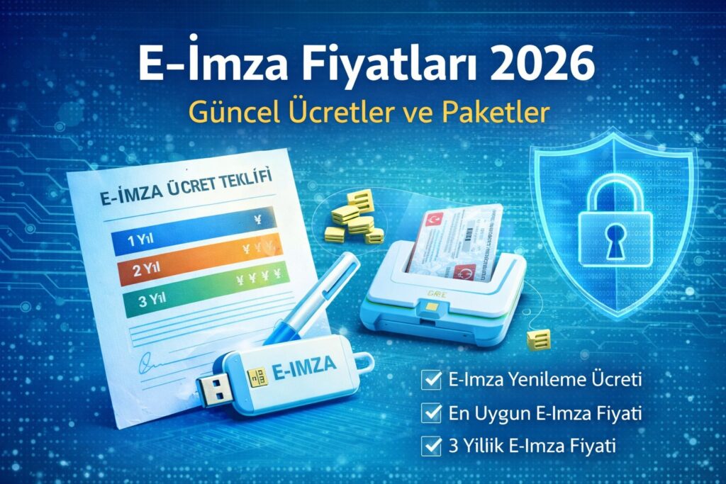 E-İmza Fiyatları 2026 | Güncel Ücretler ve Paketler