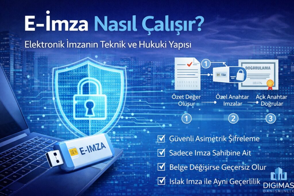 E-İmza Nasıl Çalışır? Elektronik İmzanın Teknik ve Hukuki Yapısı