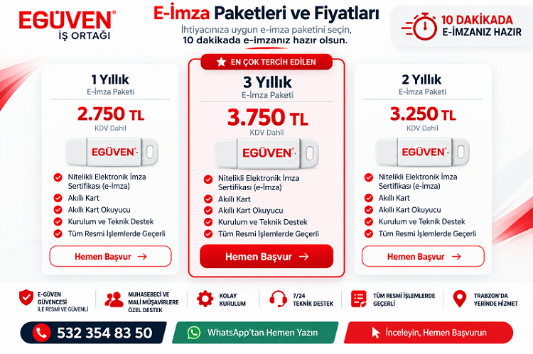 trabzon e imza fiyatlari 7 Trabzon E-İmza Başvurusu | Hızlı ve Güvenli Çözümler